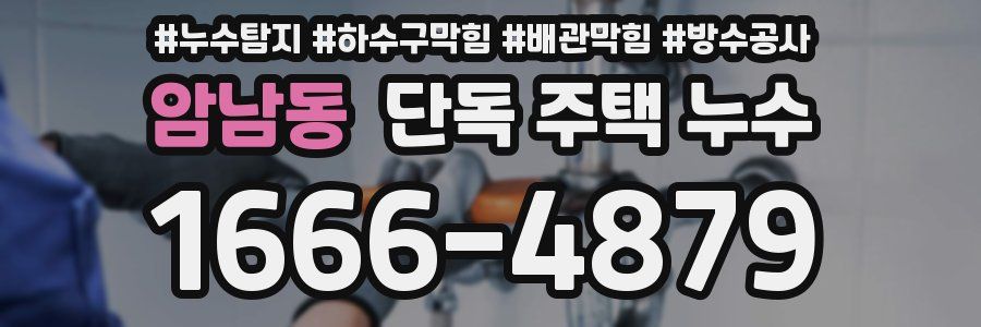 암남동 단독 주택 누수