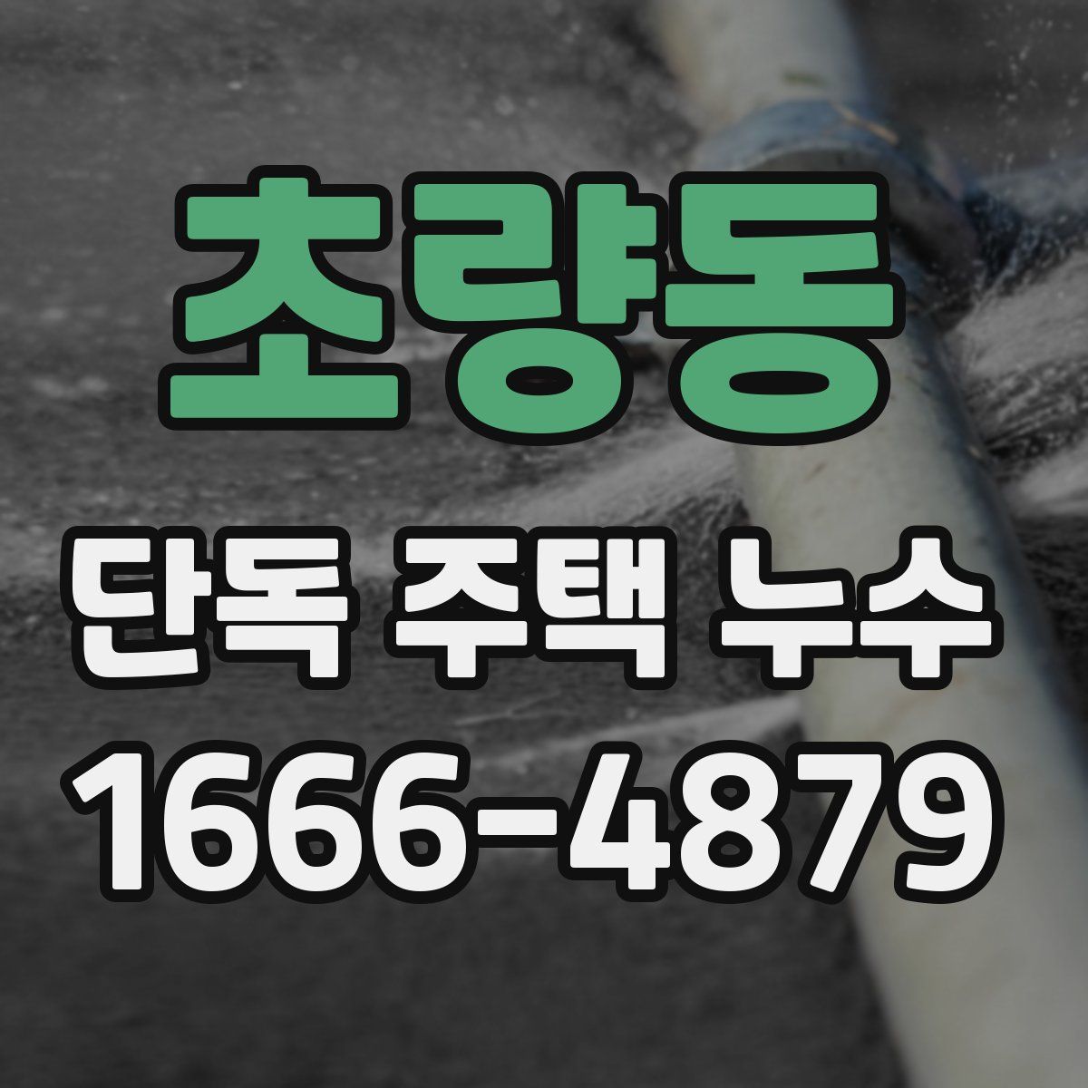 초량동 단독 주택 누수