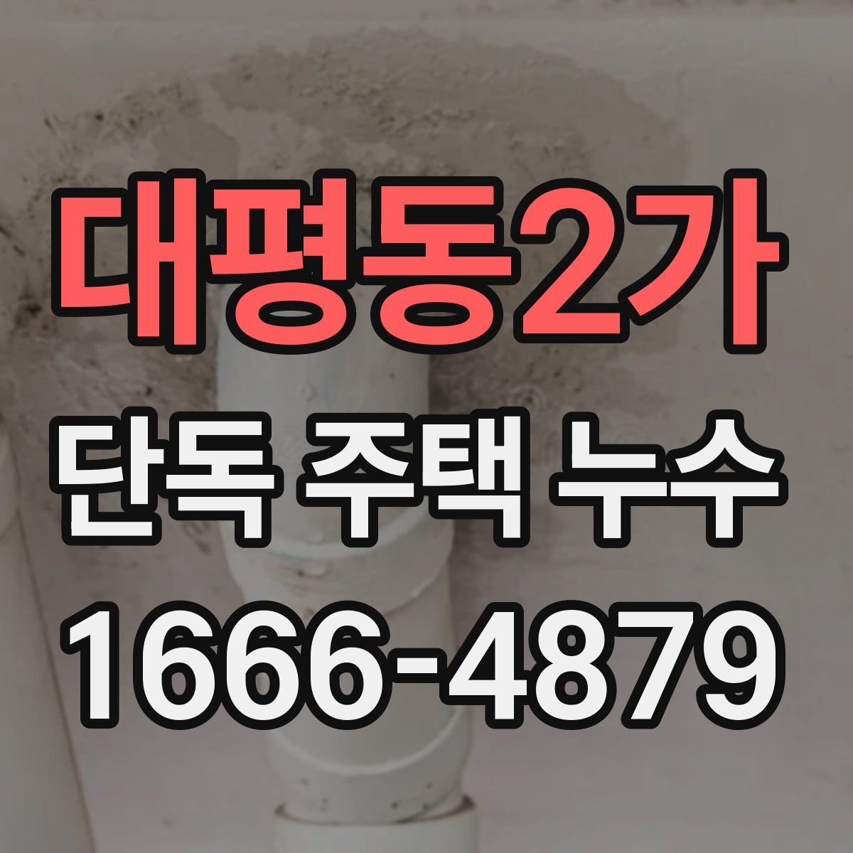 대평동2가 단독 주택 누수