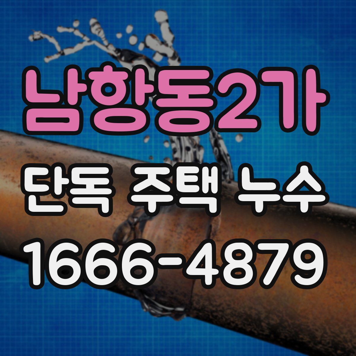 남항동2가 단독 주택 누수
