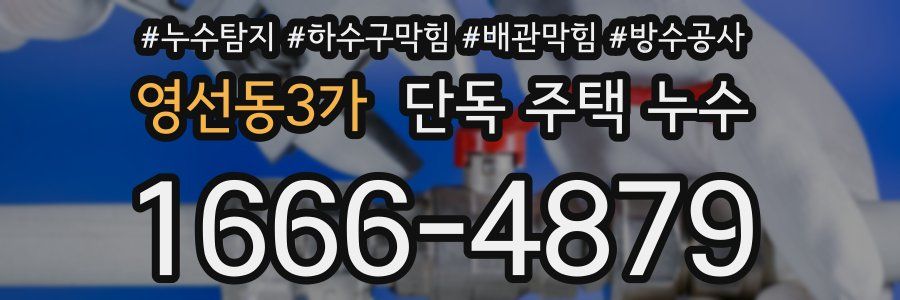 영선동3가 단독 주택 누수