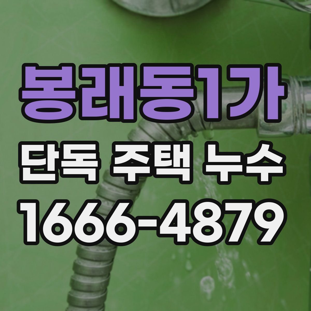 봉래동1가 단독 주택 누수