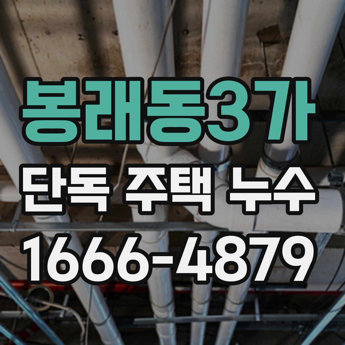 봉래동3가 단독 주택 누수