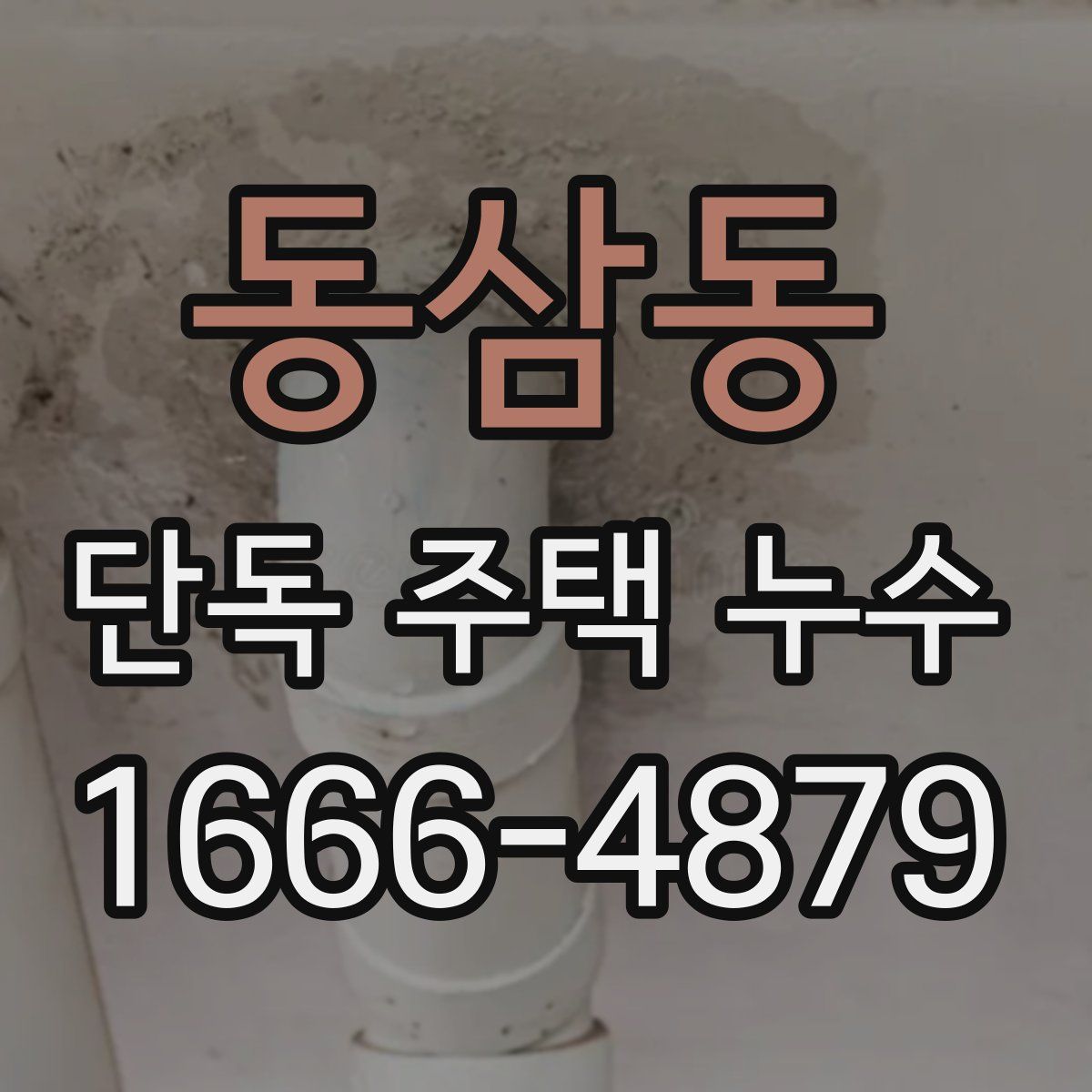 동삼동 단독 주택 누수