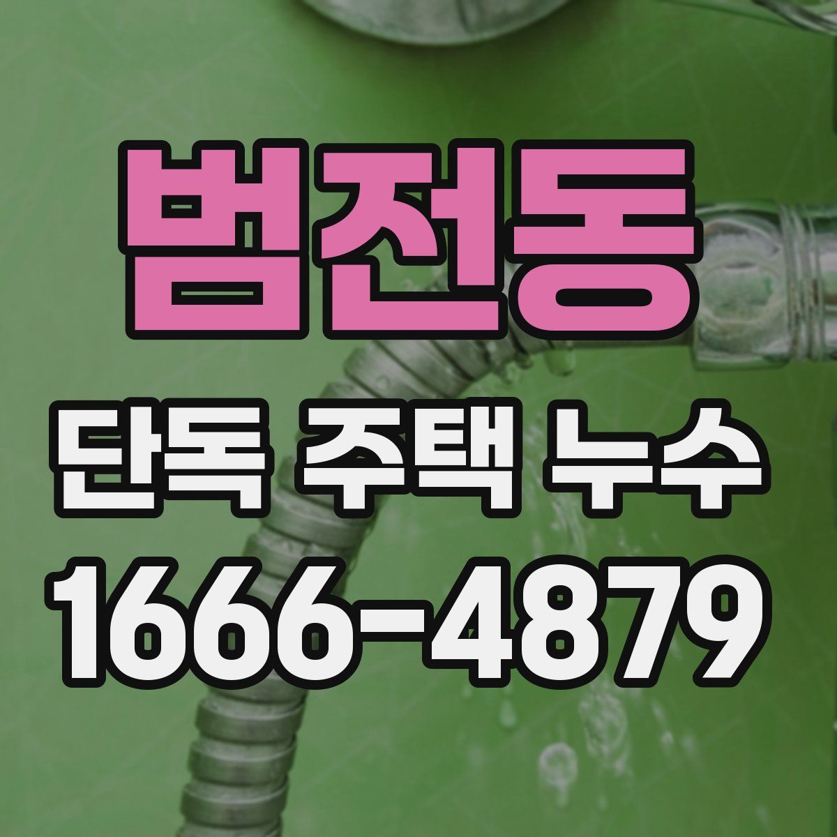 범전동 단독 주택 누수