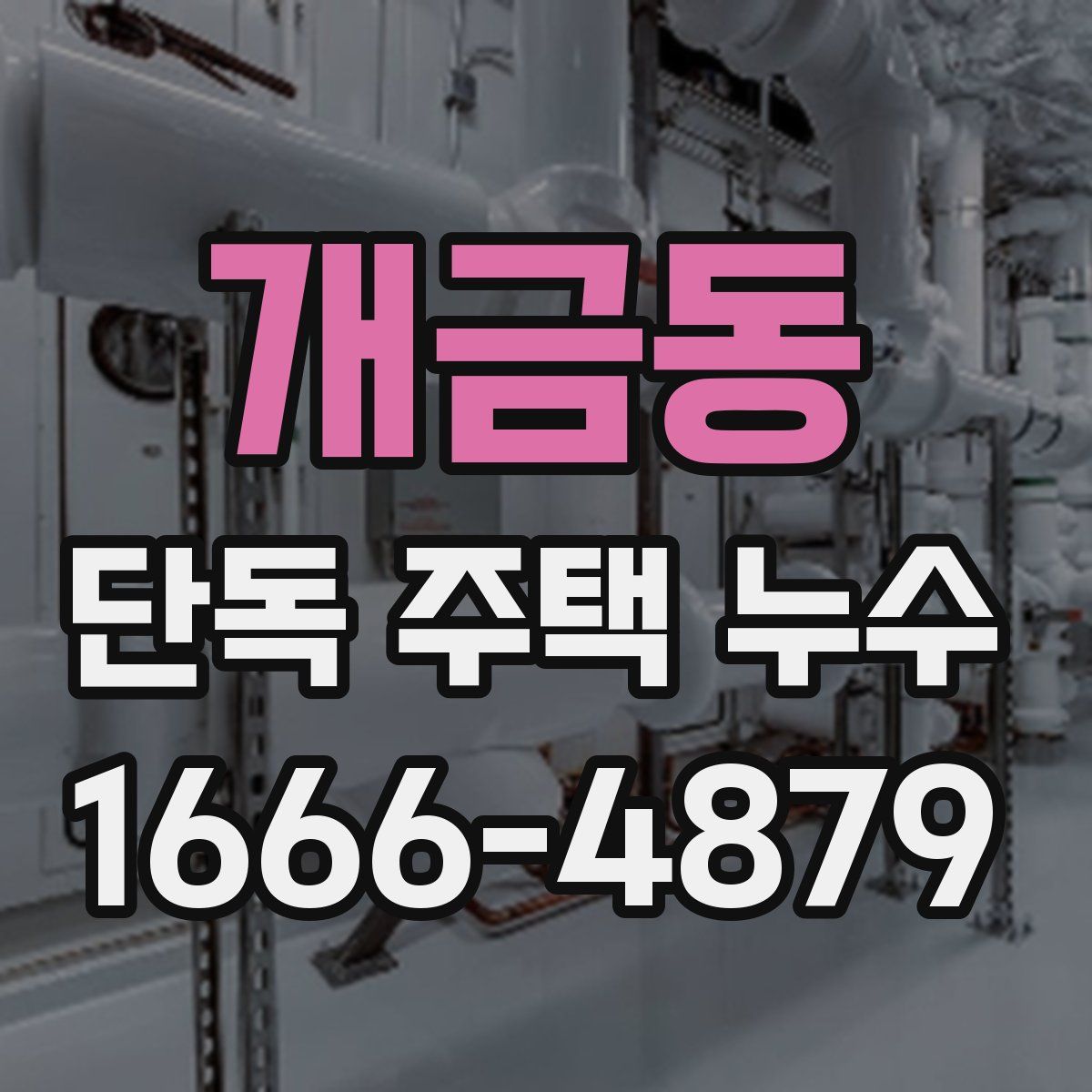 개금동 단독 주택 누수