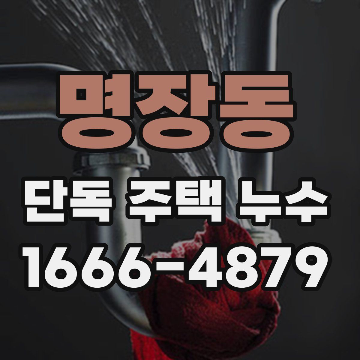 명장동 단독 주택 누수