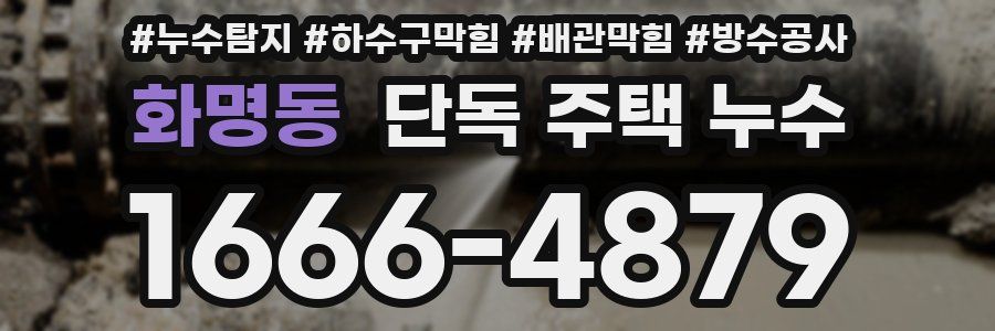 화명동 단독 주택 누수
