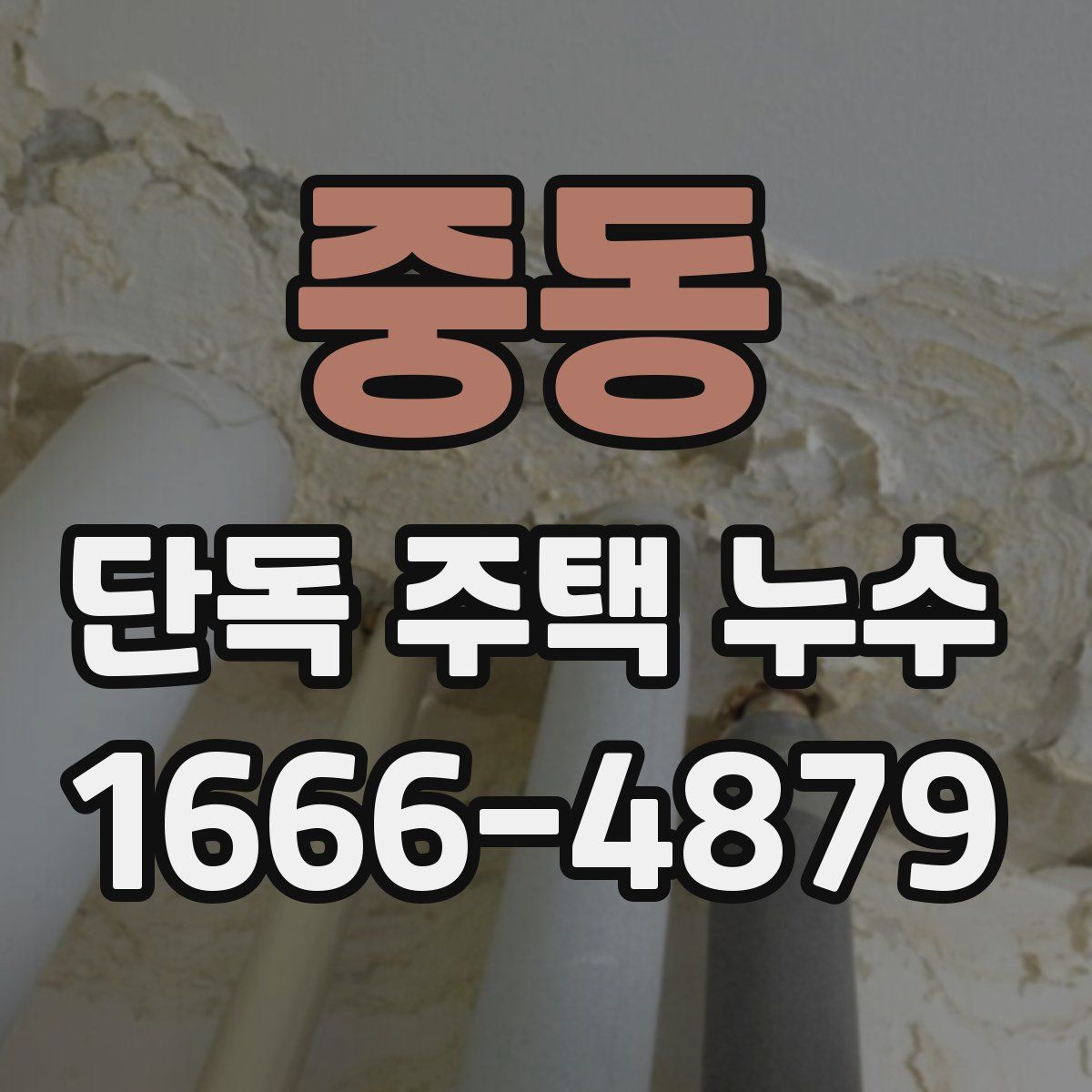중동 단독 주택 누수