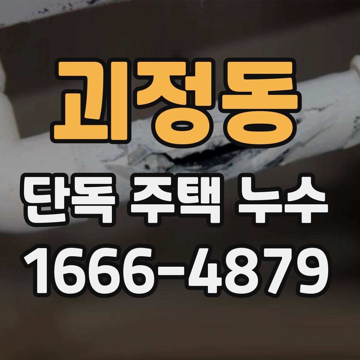괴정동 단독 주택 누수