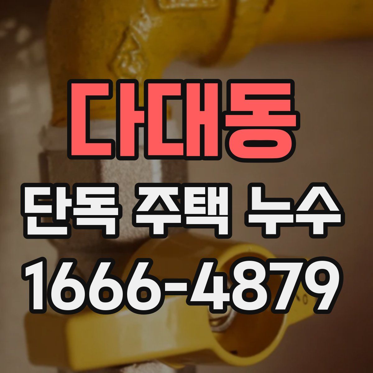 다대동 단독 주택 누수
