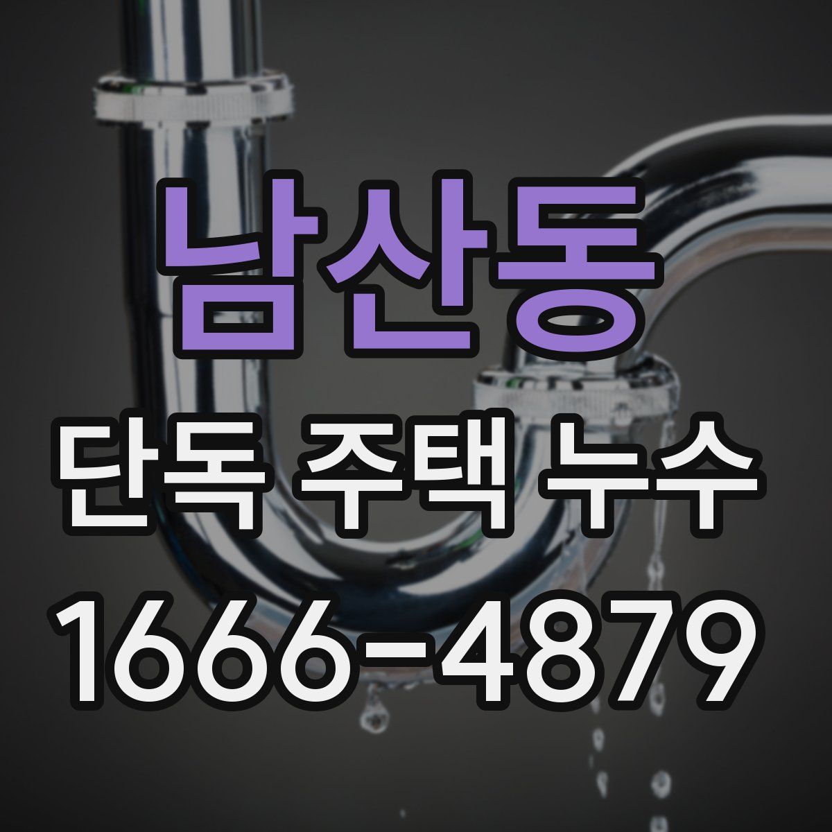 남산동 단독 주택 누수