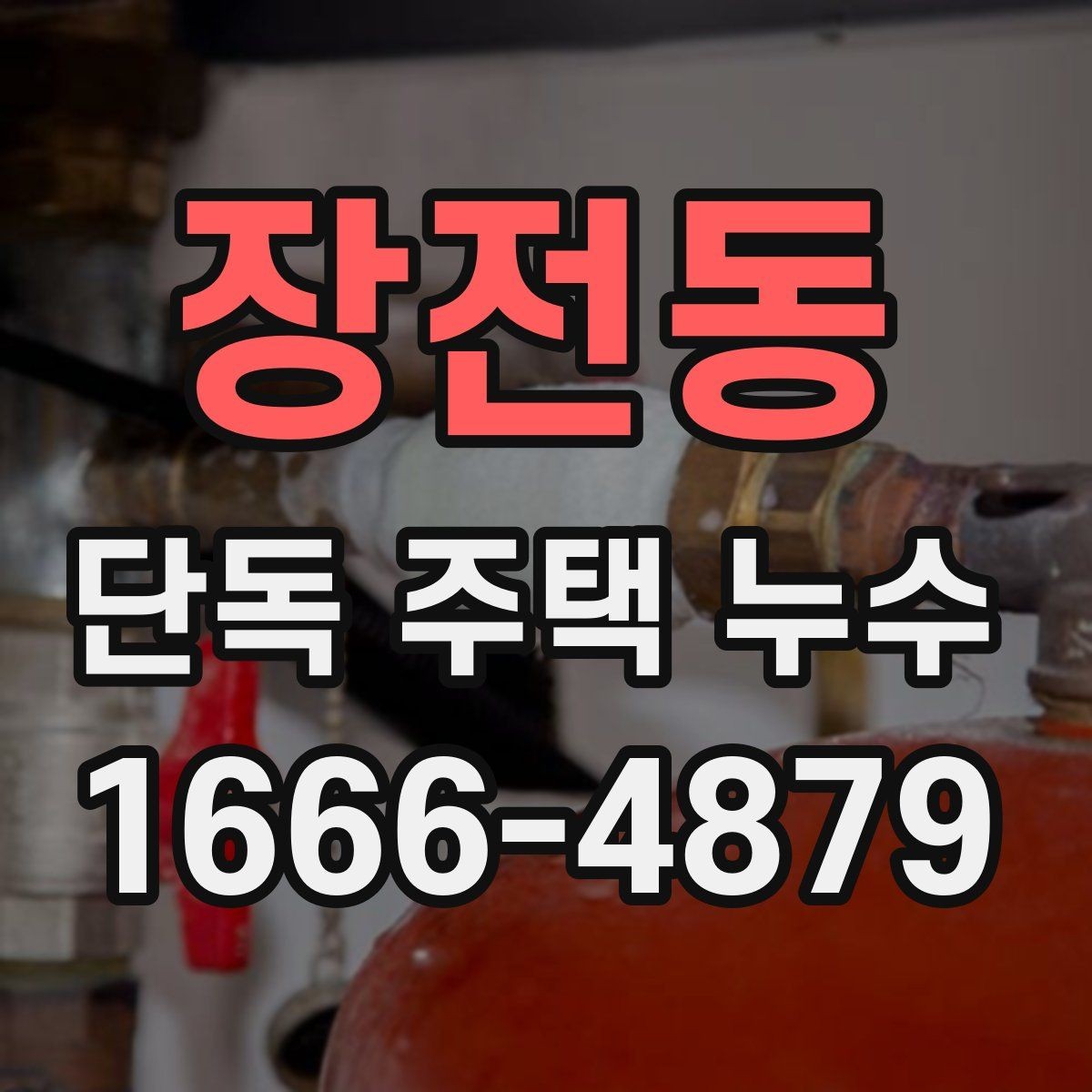 장전동 단독 주택 누수 의심 때 바로 해야 할 일