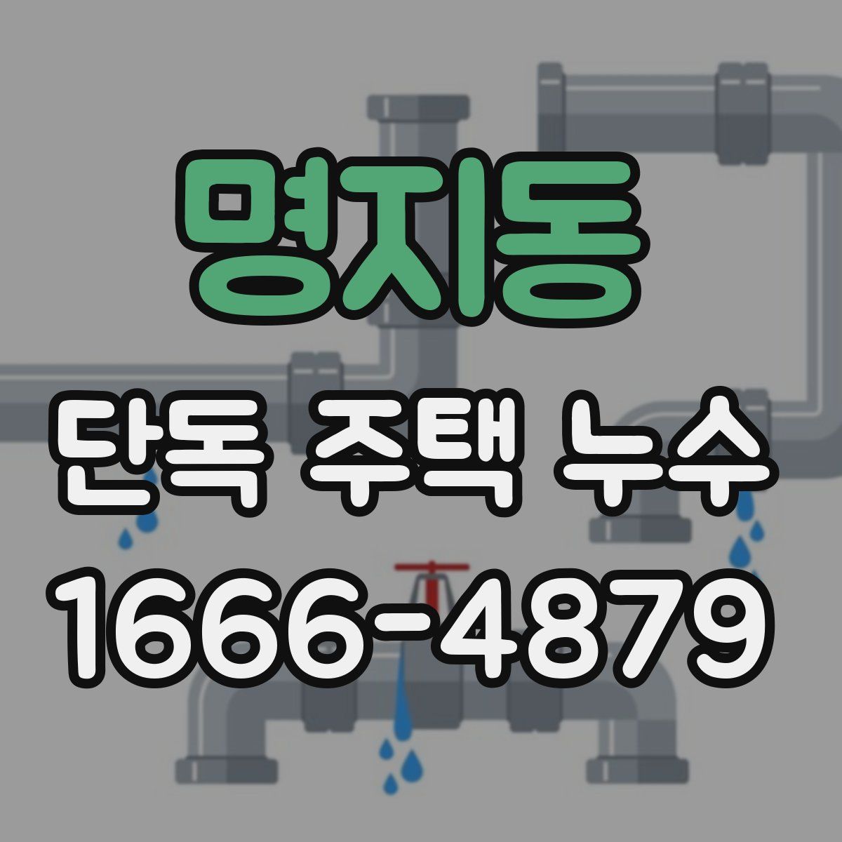 명지동 단독 주택 누수