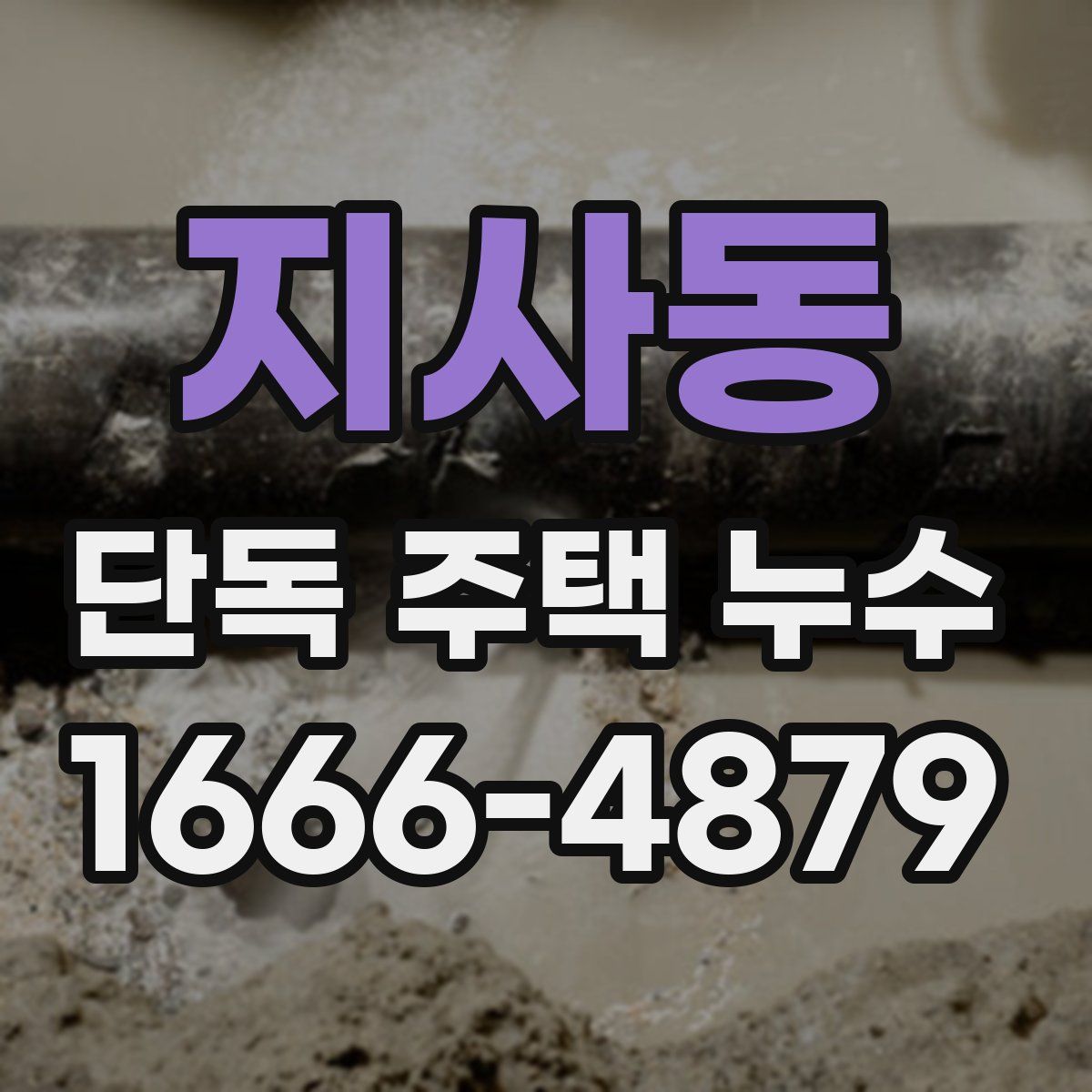 지사동 단독 주택 누수