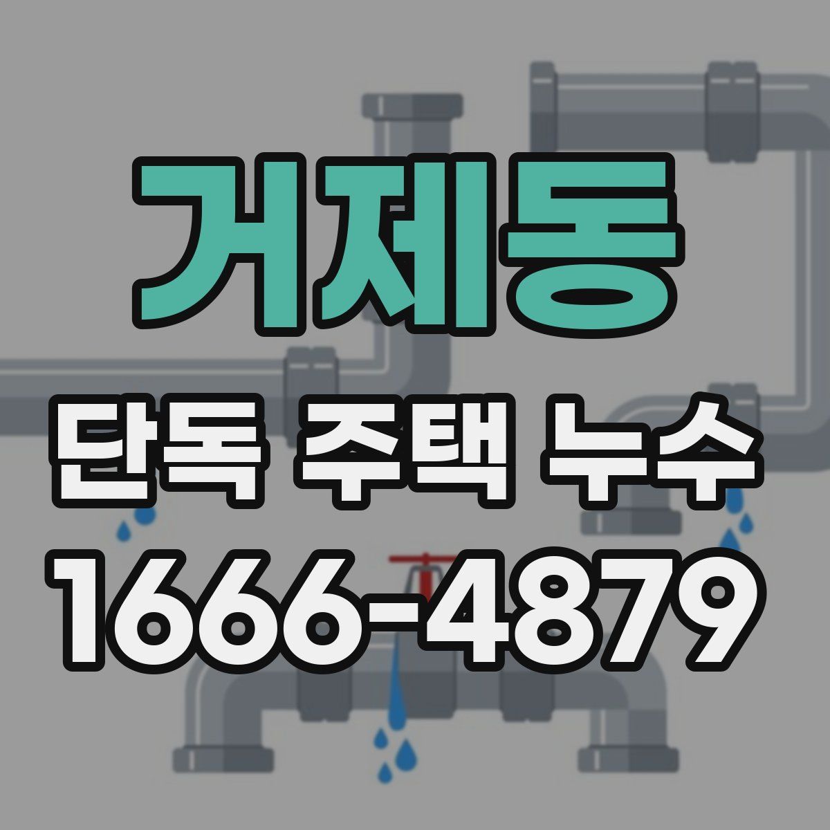 거제동 단독 주택 누수