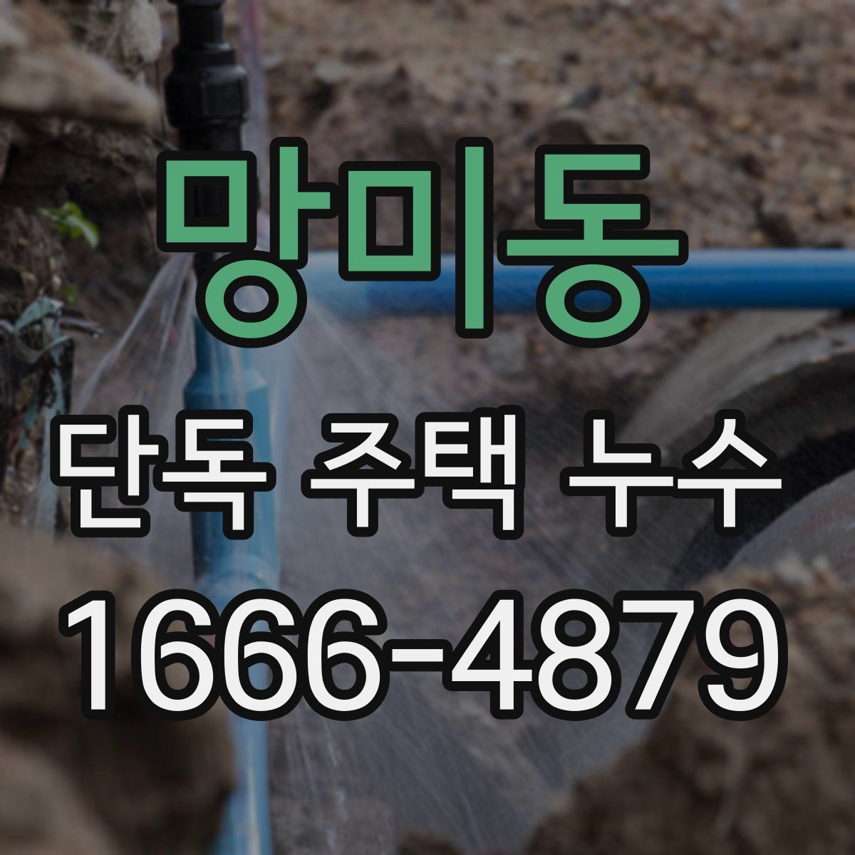 망미동 단독 주택 누수