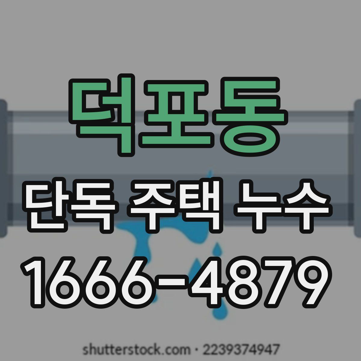 덕포동 단독 주택 누수