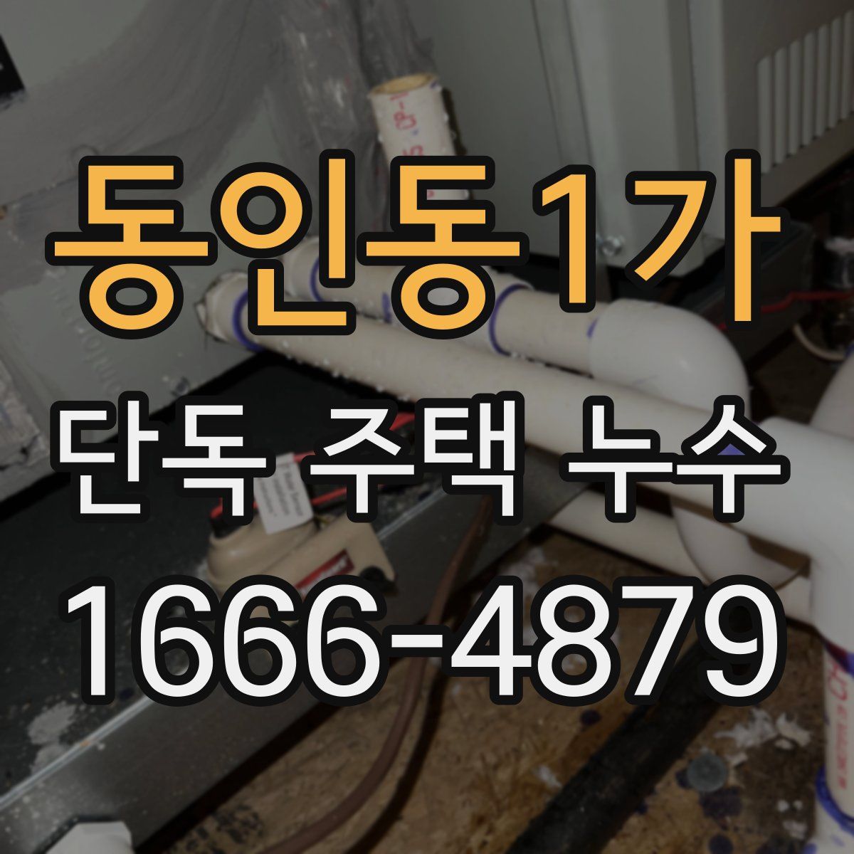 동인동1가 단독 주택 누수