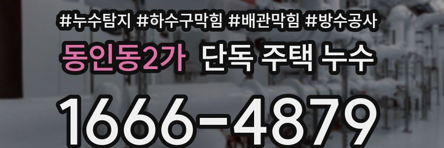동인동2가 단독 주택 누수