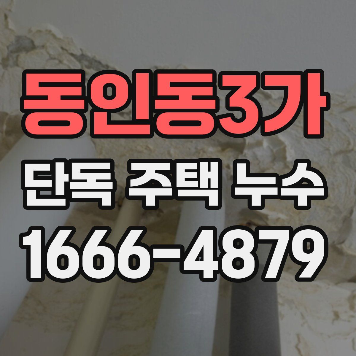 동인동3가 단독 주택 누수