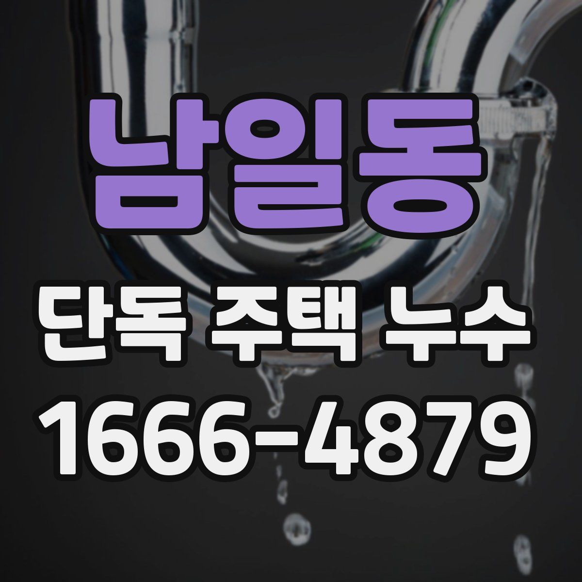 남일동 단독 주택 누수