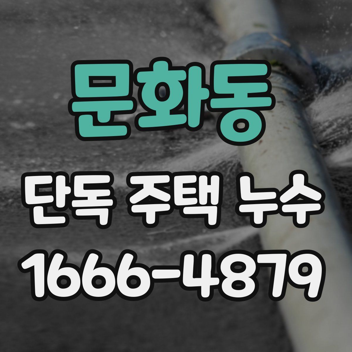 문화동 단독 주택 누수