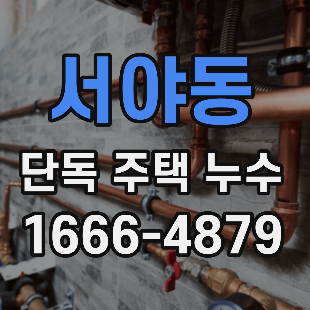 서야동 단독 주택 누수
