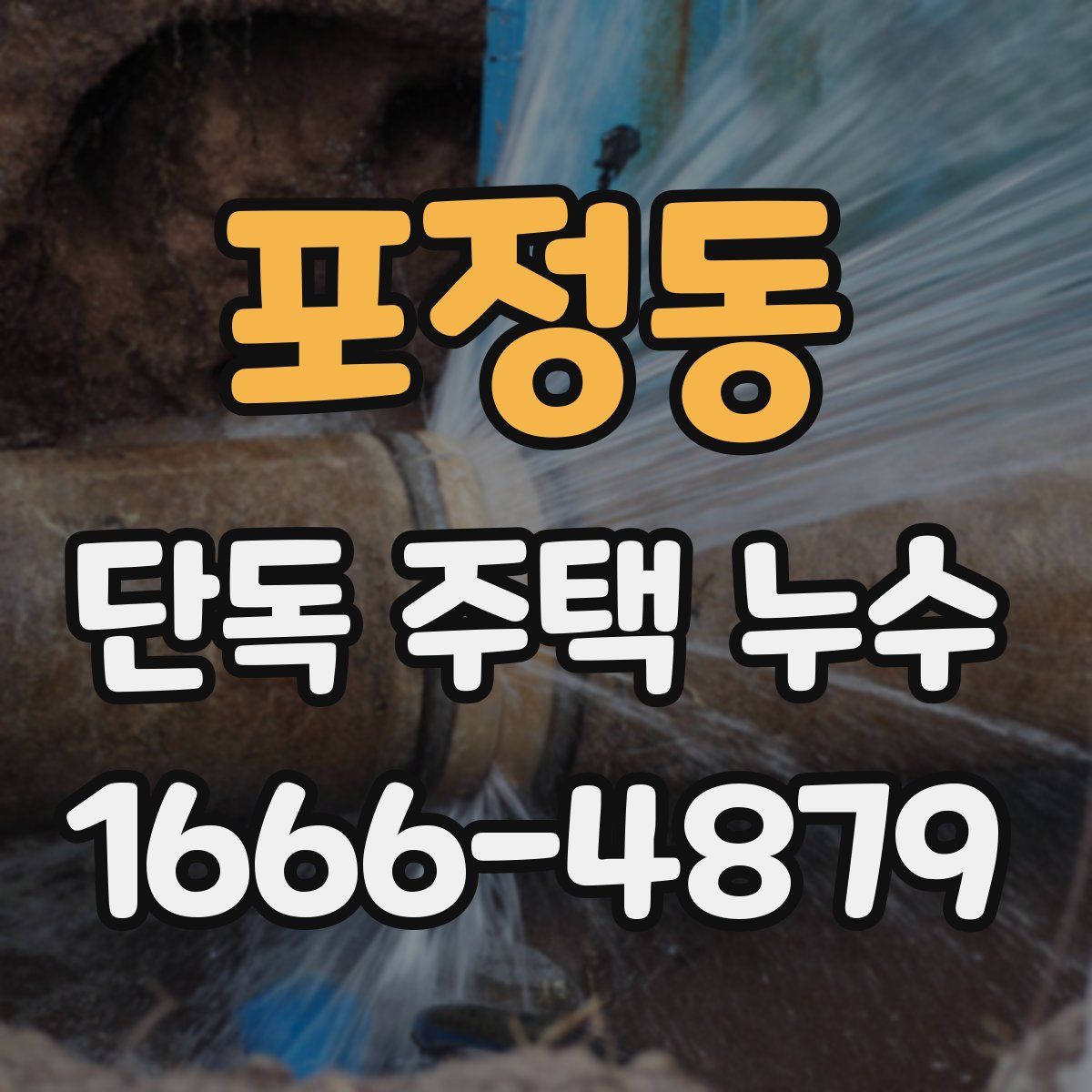 포정동 단독 주택 누수