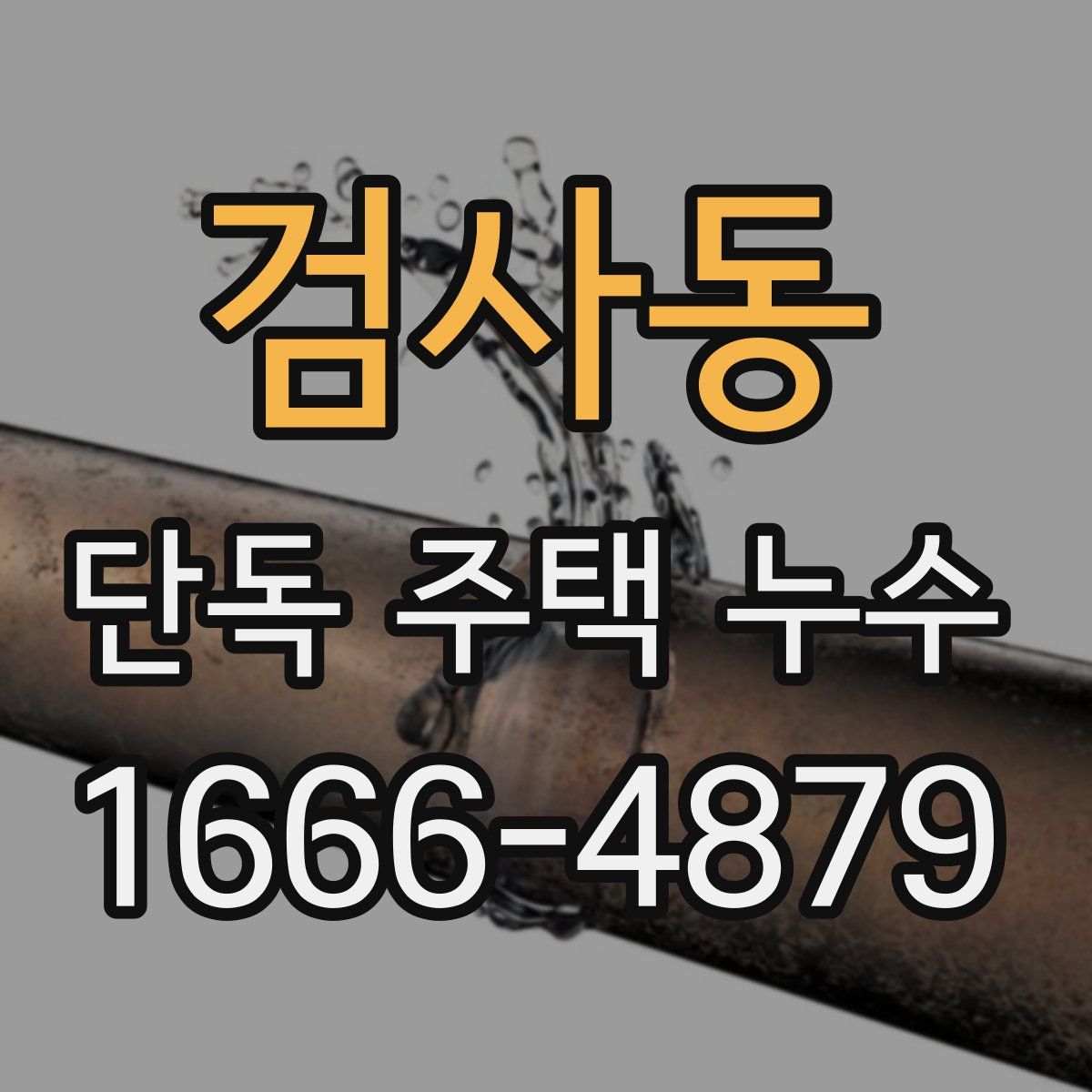 검사동 단독 주택 누수