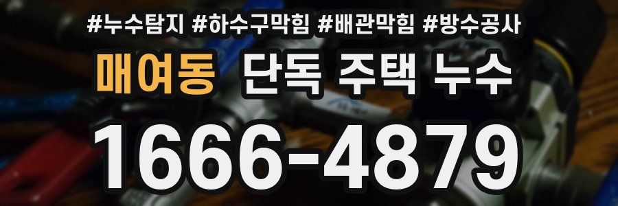 매여동 단독 주택 누수
