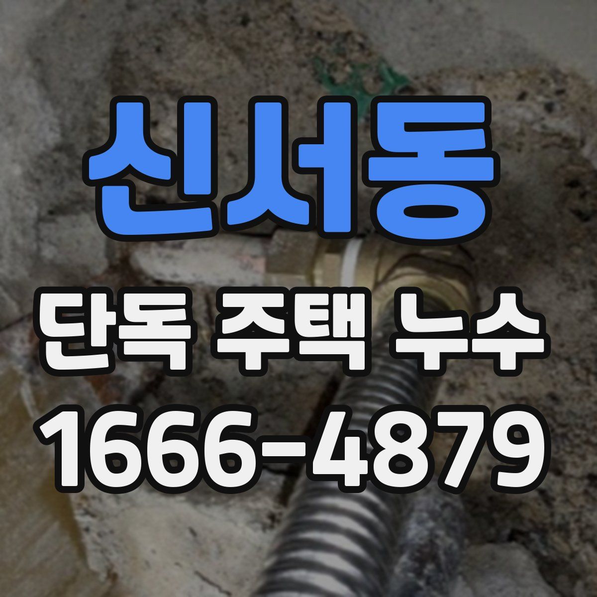 신서동 단독 주택 누수