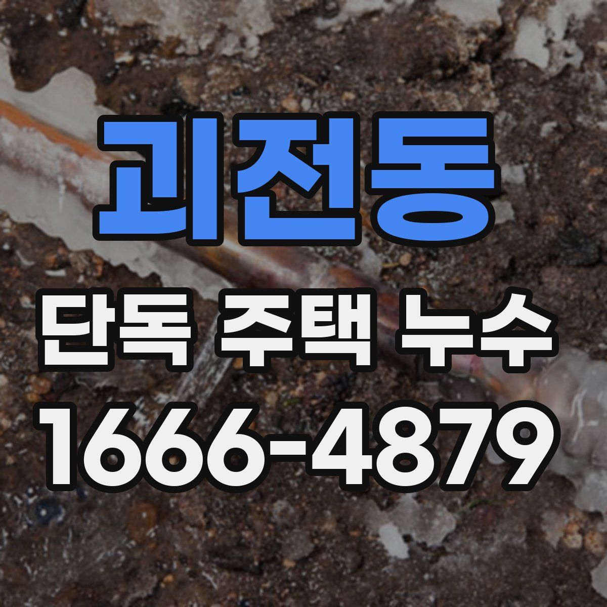 괴전동 단독 주택 누수