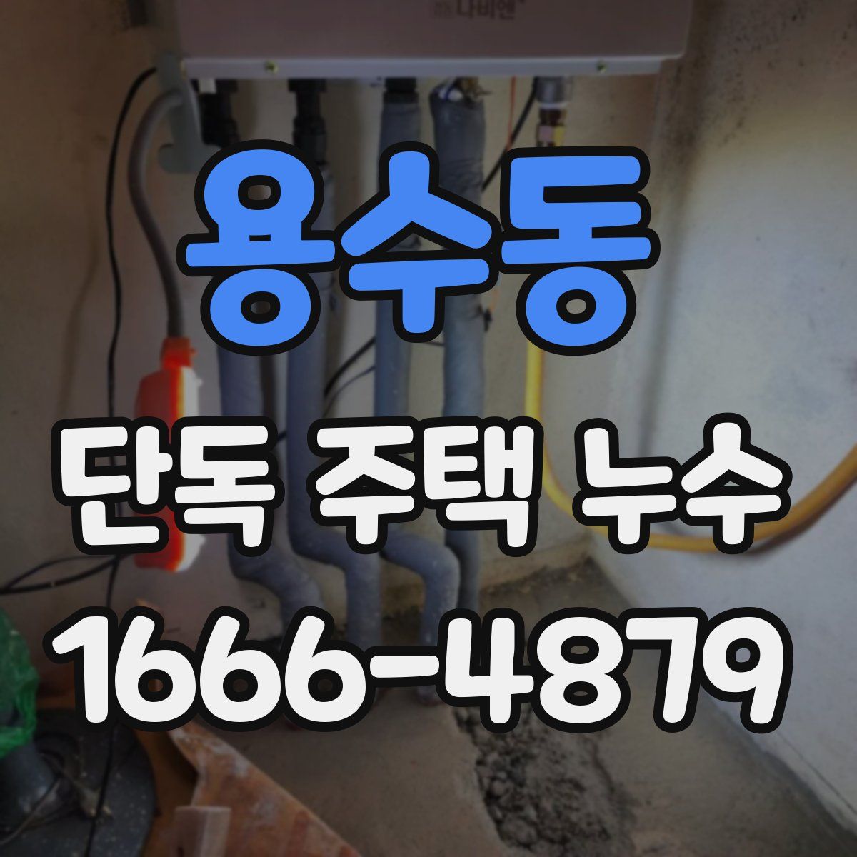 용수동 단독 주택 누수