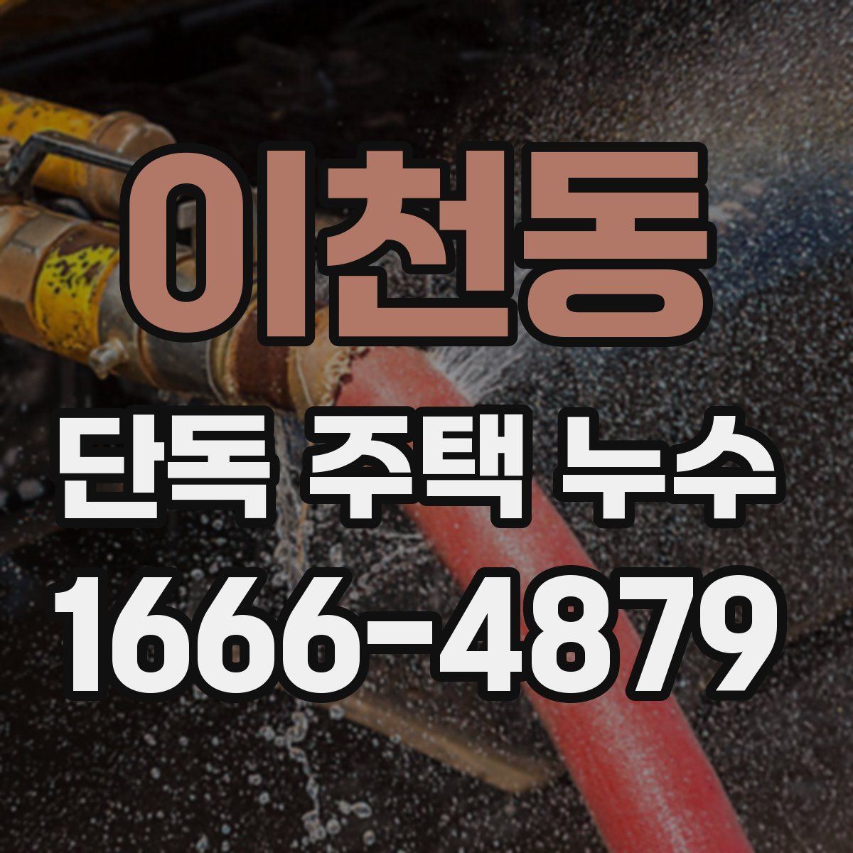 이천동 단독 주택 누수