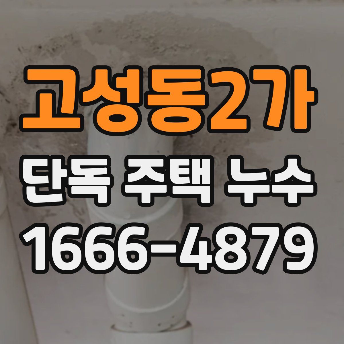 고성동2가 단독 주택 누수
