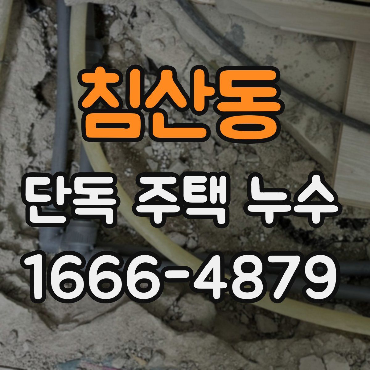 침산동 단독 주택 누수