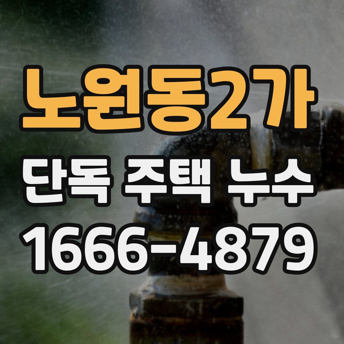 노원동2가 단독 주택 누수