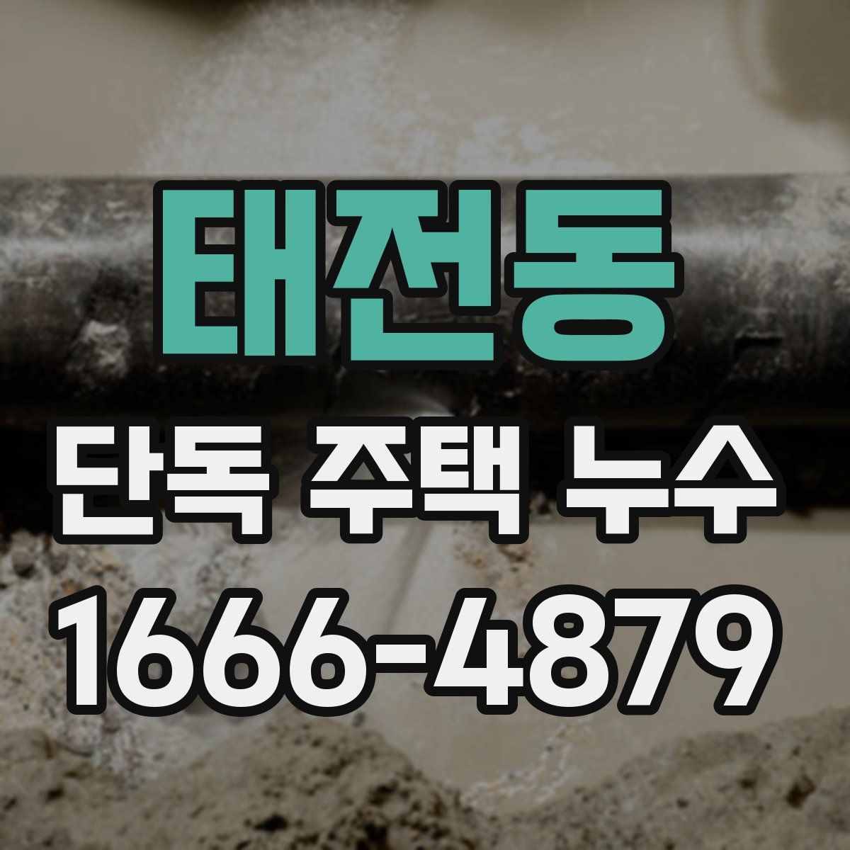 태전동 단독 주택 누수