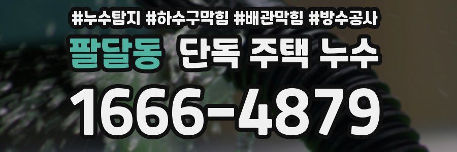 팔달동 단독 주택 누수