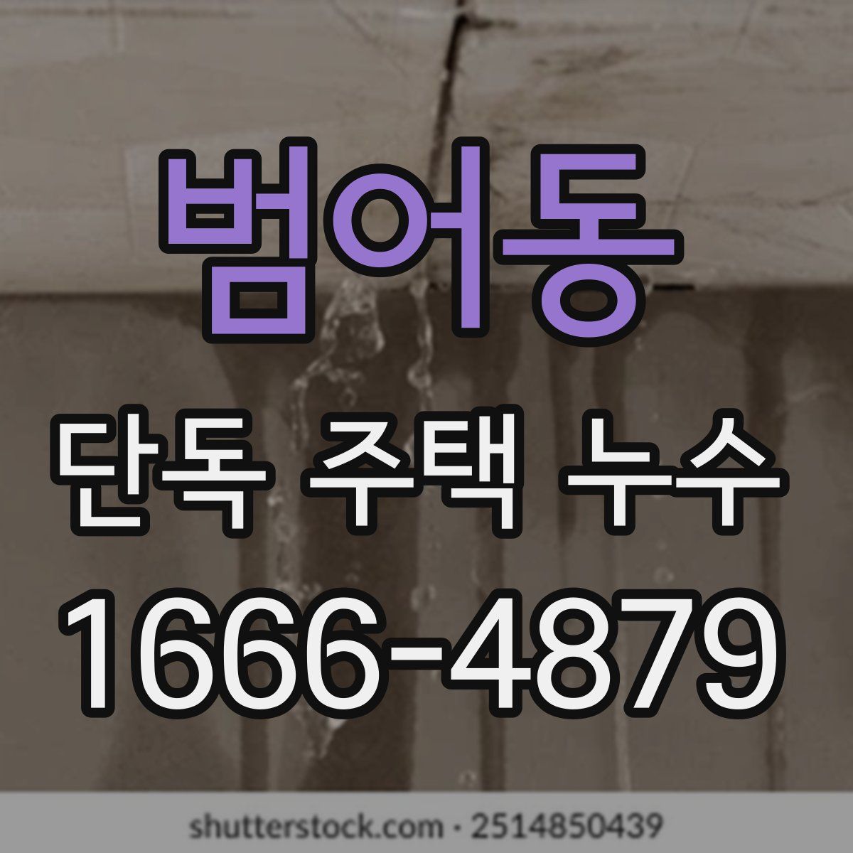 범어동 단독 주택 누수