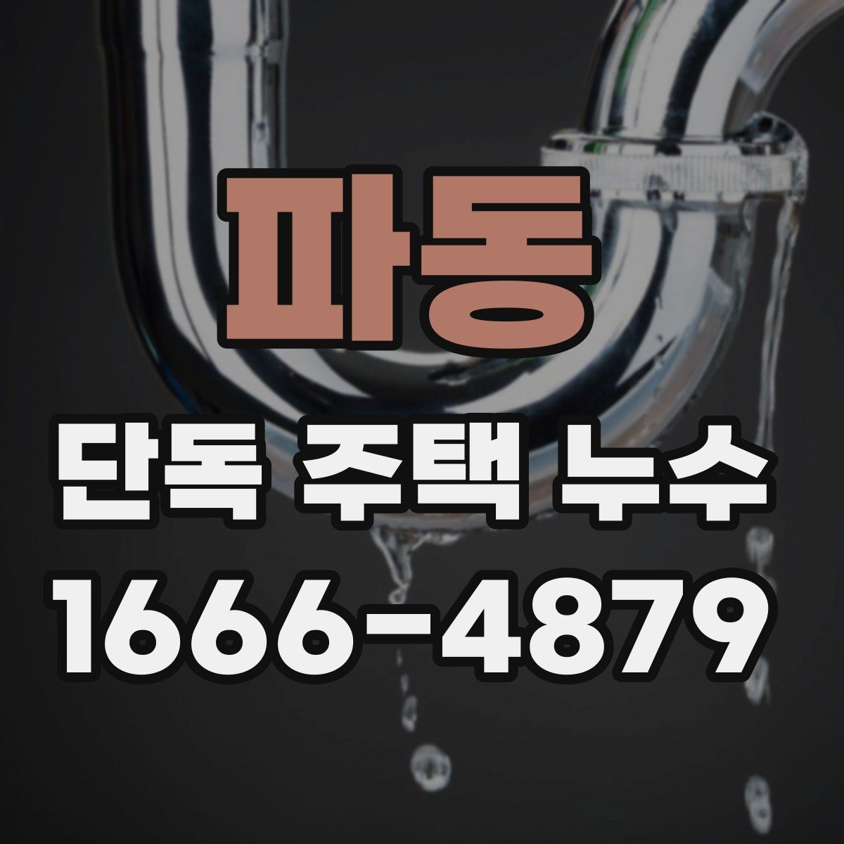 파동 단독 주택 누수