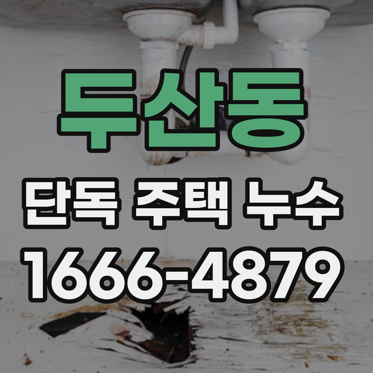 두산동 단독 주택 누수