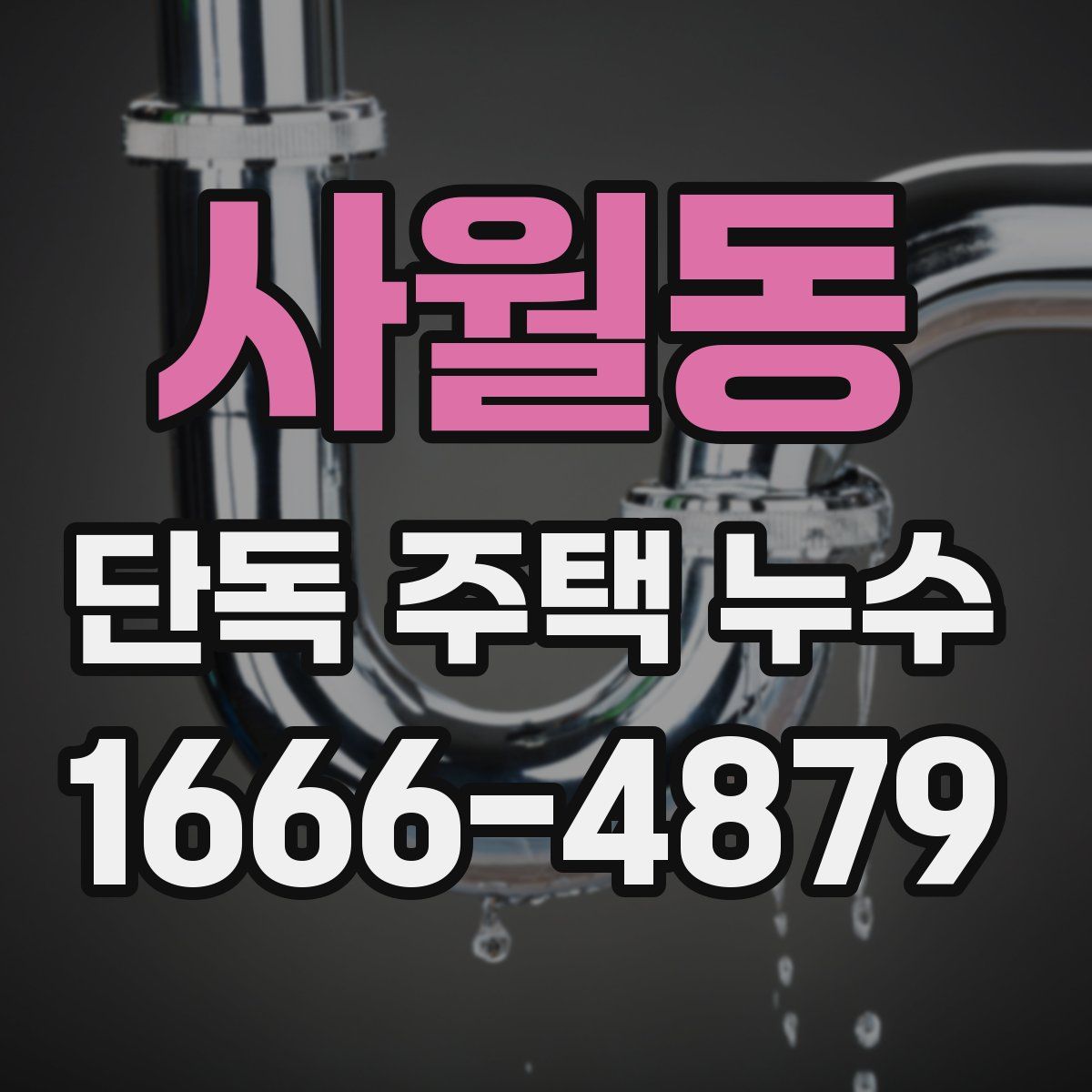 사월동 단독 주택 누수