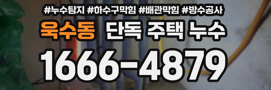 욱수동 단독 주택 누수