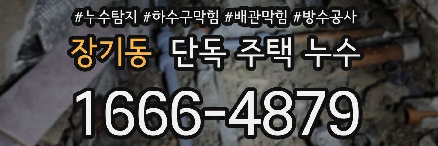 장기동 단독 주택 누수