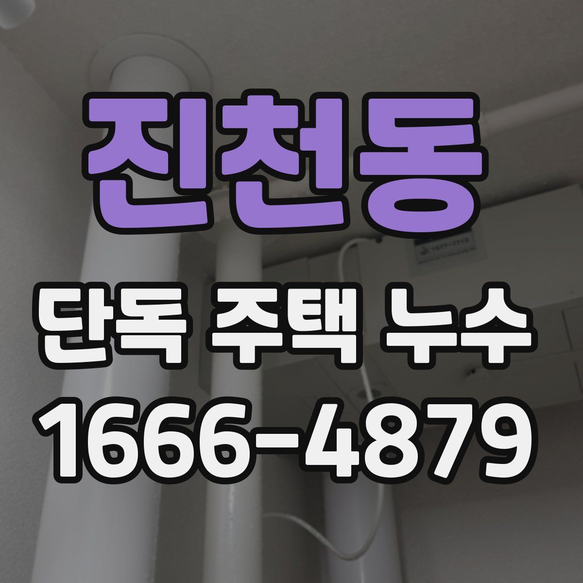 진천동 단독 주택 누수