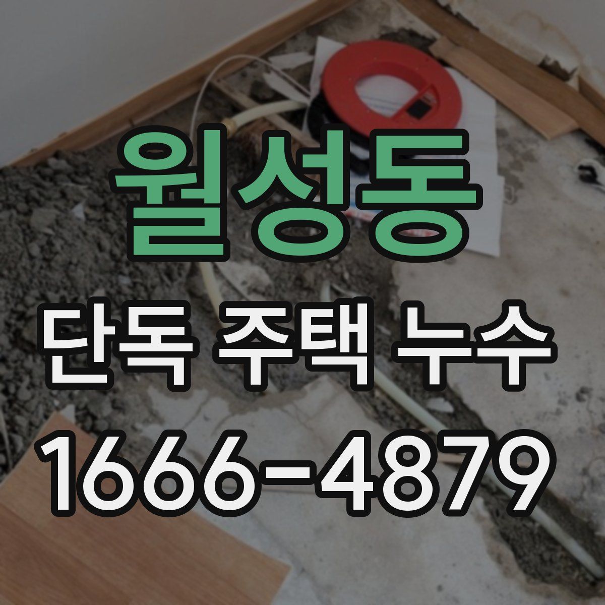 월성동 단독 주택 누수