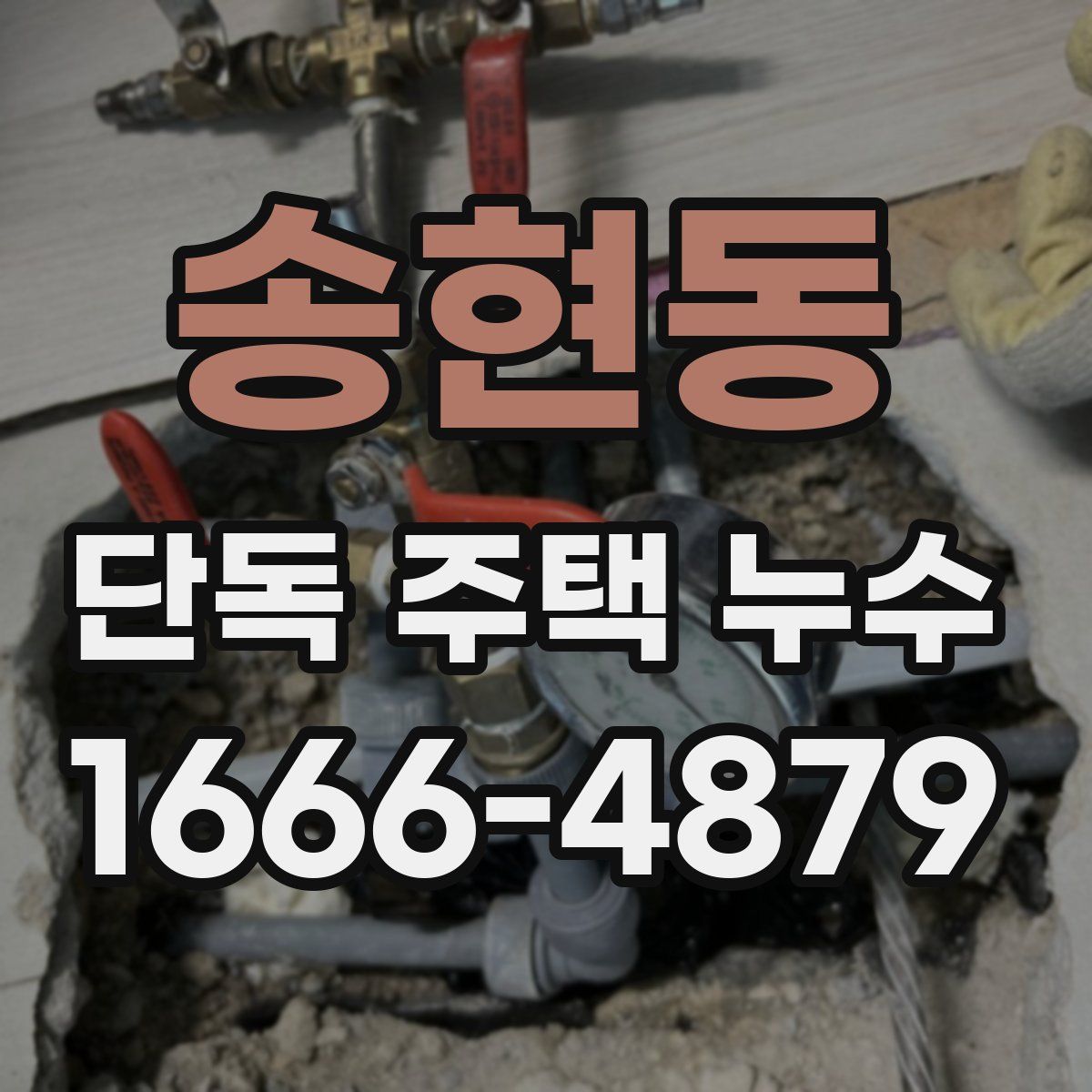 송현동 단독 주택 누수