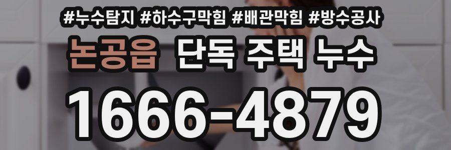 논공읍 단독 주택 누수